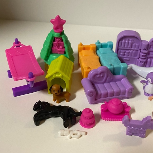 Polly Pocket Christmas Advent Calendar Mini Dolls And Accessory Lot Mattel 2021 - Picture 7 of 8